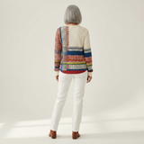 Margaret - Striped Colour Block Sweater