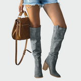 Rowena - Knee-High Leather Orthopedic Boots