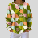 Sloane - Retro Geometric Sweater