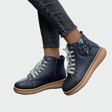 Nadine - Leather Orthopedic Ankle Boots