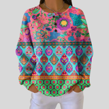 Sylvia - Bohemian Medallion Sweater