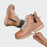 Opal - Low-Shaft Leather Orthopedic Boots