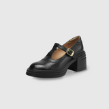 Evelyn - Chunky T-Strap Pumps
