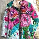 Marian - Multicoloured Floral Quilted Jacket