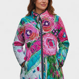Marian - Multicoloured Floral Quilted Jacket