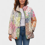 Rowena - Multicoloured Patchwork Quilted Jacket