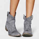 Charlotte - Timeless Western Ankle Boots