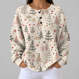 Meredith - Cream Mini Tree Sweater