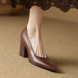 Vera - Block Heel Pumps