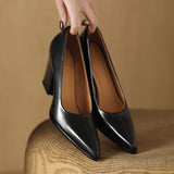 Vera - Block Heel Pumps