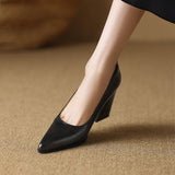 Vera - Block Heel Pumps