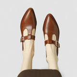 Tessa - Orthopedic Block Heel Mary Janes