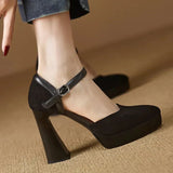 Celeste - Platform Ankle-Strap Pumps