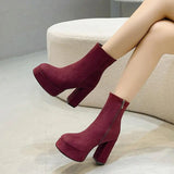 Frances - Padded Heel Winter Boots