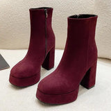 Frances - Padded Heel Winter Boots