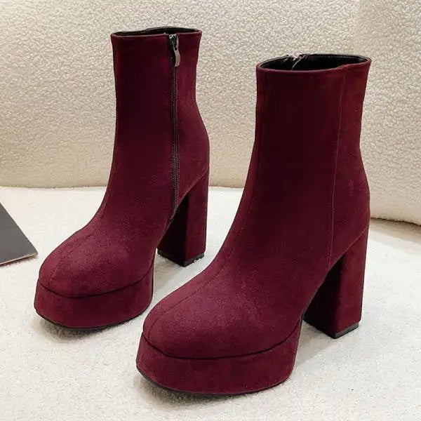 Frances - Padded Heel Winter Boots