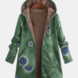 Adele - Sherpa Jacket with Ethnic Print