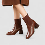 Callie - Elegant Flat Ankle Boots