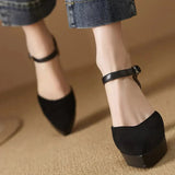 Celeste - Platform Ankle-Strap Pumps