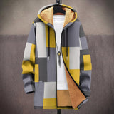 Peggy - Yellow and Grey Colour-Block Jacket