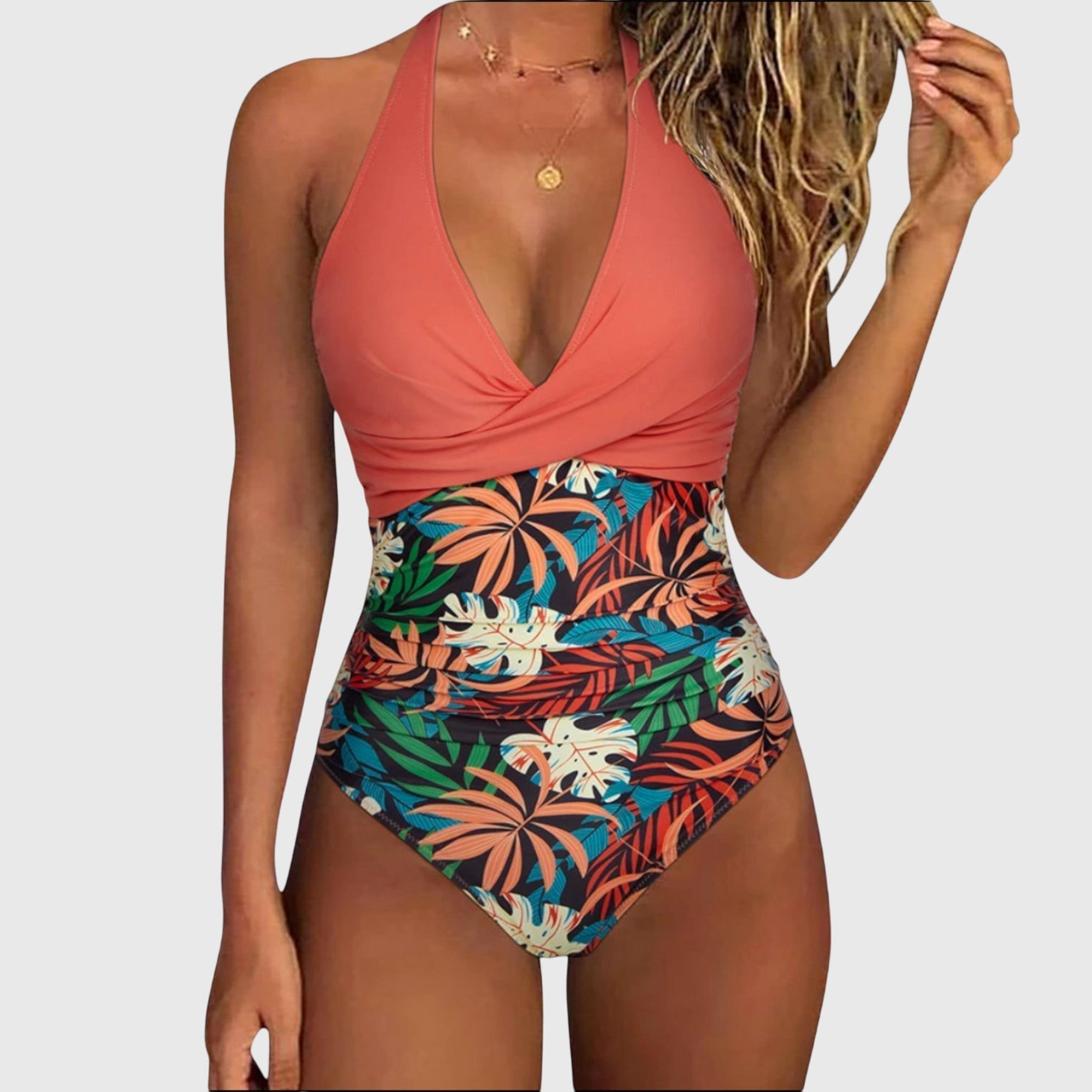 Florence - Elegant Swimsuit for Women with V-Neck