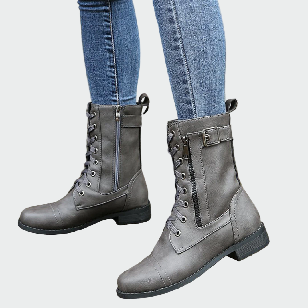 Bernice - Leather Orthopedic Boots