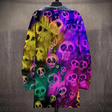 Gillian - Multicoloured Neon Skull Print Jacket