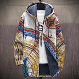 Sylvia - Multicoloured Celestial Compass Print Jacket
