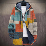 Colleen - Multicoloured Geometric Colour-Block Print Jacket