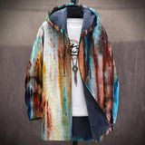 Cecily - Multicoloured Abstract Brushstroke Print Jacket