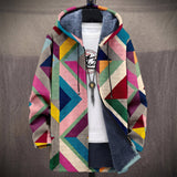 Alina - Multicoloured Geometric Print Jacket