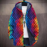 Esther - Rainbow Mosaic Tile Print Jacket