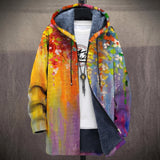 Agnes - Multicoloured Abstract Paint Splatter Jacket