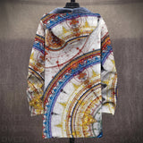 Sylvia - Multicoloured Celestial Compass Print Jacket